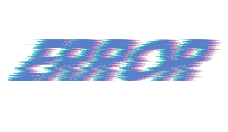 Эффект глитча без фона