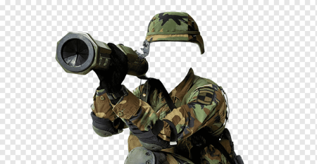 Военный с базукой