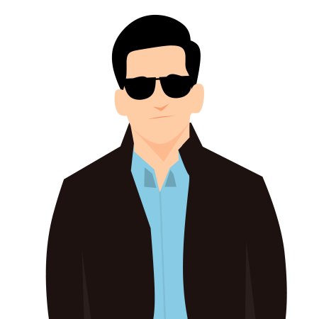 Человек в черных очках