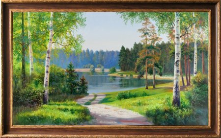 Летний пейзаж в раме