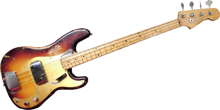 Вектор бас гитара Fender