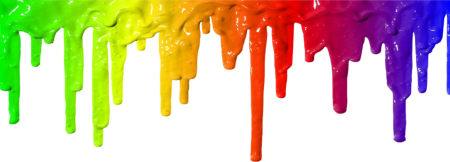 Подтеки краски