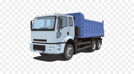 Грузовик на прозрачном фоне