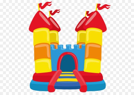 Надувной батут вектор