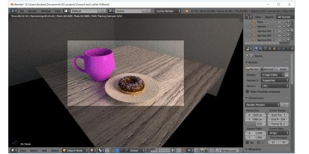 Blender визуализация