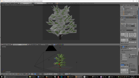 Blender Alpha текстура