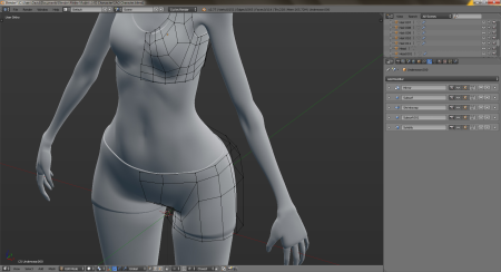 Моделирование одежды в Blender