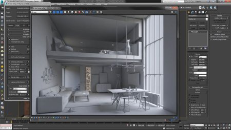 Autodesk 3ds Max интерьер