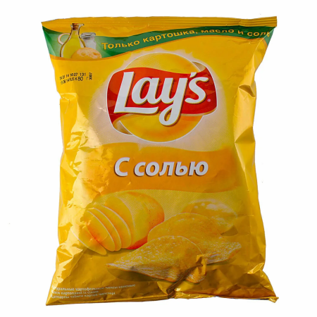 Чипсы "lays" с солью 80г