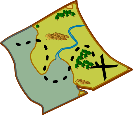 Карта мультяшная