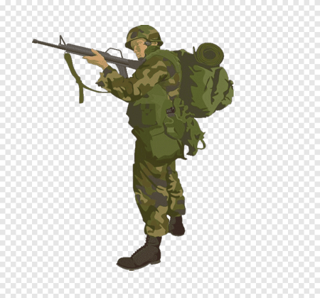 Солдат без фона