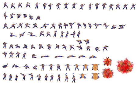Sprite Sheet персонаж 2d