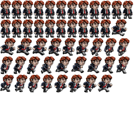 Sprite Sheet персонаж 2d