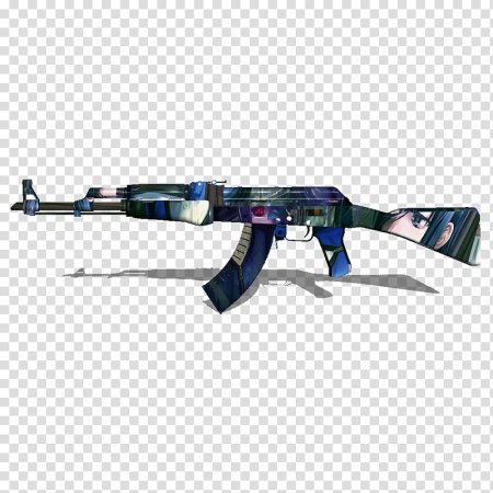 АК 47 скин транспарент
