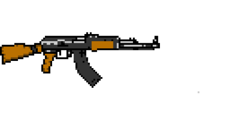 АК 47 пиксель арт