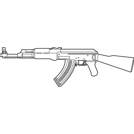 Автомат Калашникова эскиз