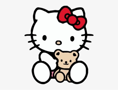 Hello Kitty с мишкой