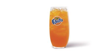 Fanta в стакане