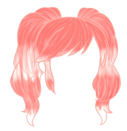 Gacha Pink волосы