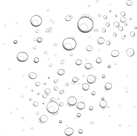 Мыльные пузыри на белом фоне