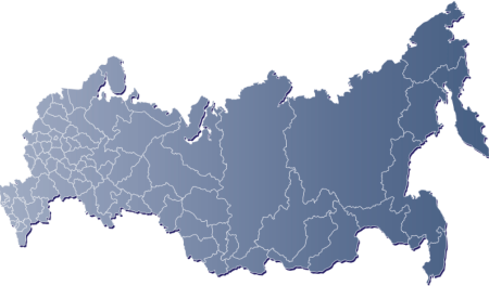Очертания территории России