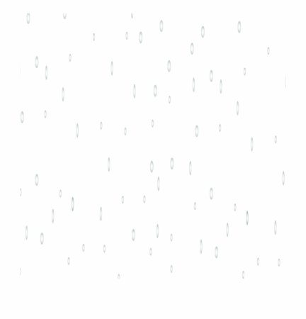 Эффект дождя без фона