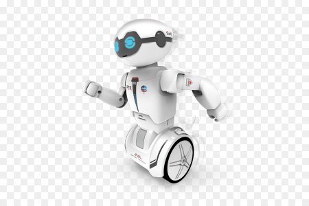 Робототехника на прозрачном фоне