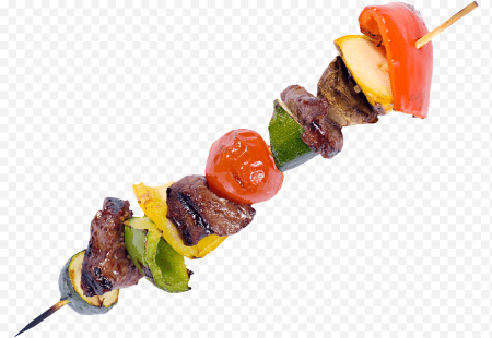 Шашлык на прозрачном фоне