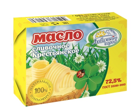 Масло сливочное на прозрачном фоне