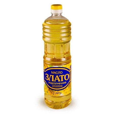 Масло злато 1л подсолнечное РАФ.