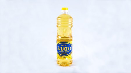 Злато масло подсолнечное рафинир дезодор 1л
