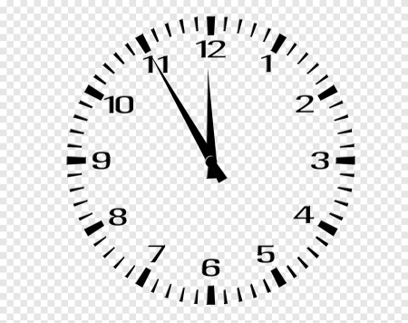 Циферблат со стрелками