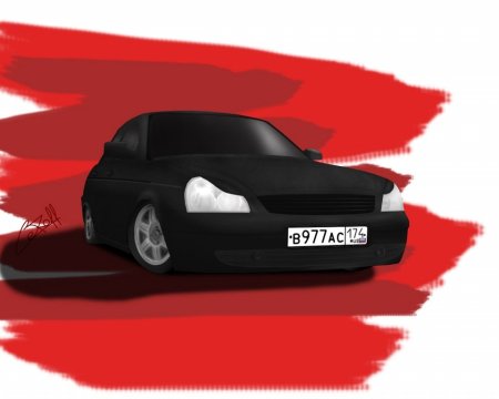 Силуэт Приоры