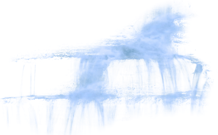 Водопад без фона для фотошопа