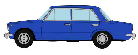 ВАЗ 2101 вектор сбоку