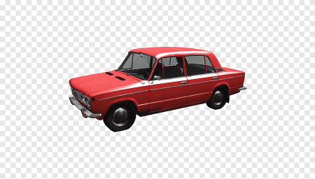 Жигули на прозрачном фоне