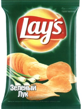 Лейс зеленый лук 90г