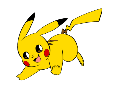 Pikachu сбоку