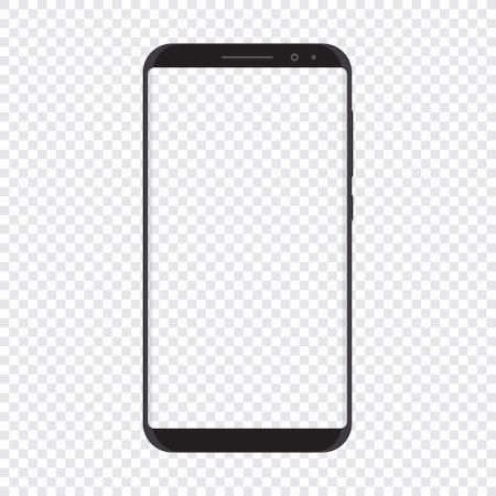 Смартфон сзади мультяшный