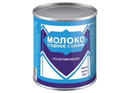 Сгущенное молоко ГОСТ 8,5% 370г ж/б Белгород