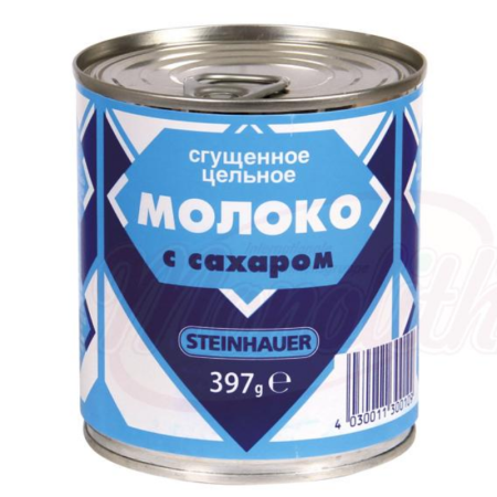 Молоко цельное сгущенное с сахаром