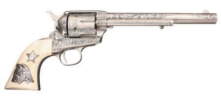 Револьвер Кольт 1873 с гравировкой