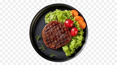 Мясо на тарелке