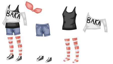 Одежда для гачи лайф