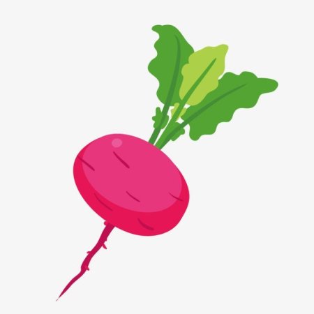 Редис мультяшный