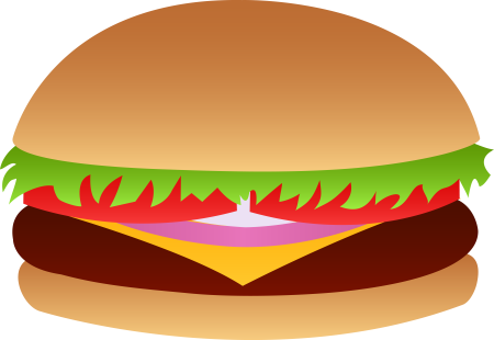 Картинки гамбургер без фона (55 фото)