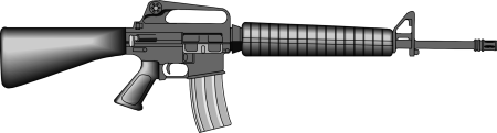 Чертёж автомата м4