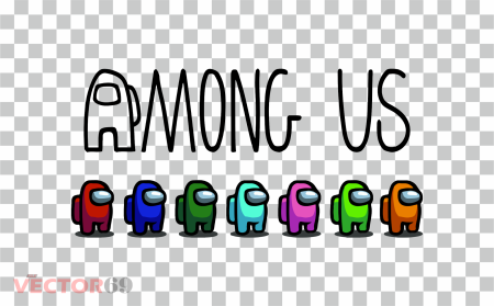 Among us логотип без фона