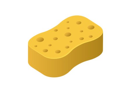 Губка мультяшная