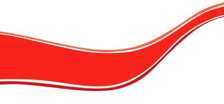 Красная волнистая лента